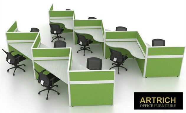 Zig zag workstation furniture for open space Zig zag workstation furniture for open space