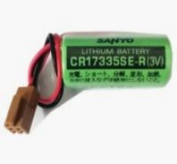 SANYO CR17335SE-R CR17335 3V PLC Lithium Battery with Plug Wire