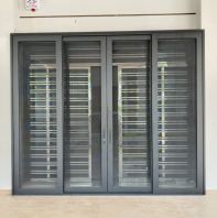 High Performance Sliding Door With Mesh