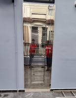 Stainless Steel Back Door With Wicket Door���׸������ţ�