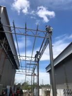Steel structure and concrete