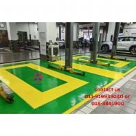 PVC Floor Mat Finishing System for EV Work Bays