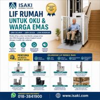 Lift Rumah untuk Warga Emas, OKU & Kerusi Roda