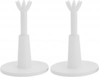 Adjustable Golf Tees Golf Tees Soft Rubber Foldable Ball Holder Plastic Golf Training Accessories White