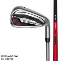 Cobra KING MAX Men��s Iron Set (5-PW)   Graphite   US   KBS PGI (R)
