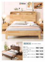 BD835 - MUJI SOLID WOOD BED