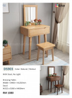 DS903 - MUJI SOLID WOOD DRESSING TABLE