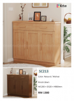 SC213 - MUJI SOLID WOOD SHOE CABINET