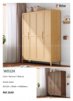 WD124 - MUJI SOLID WOOD WARDROBE