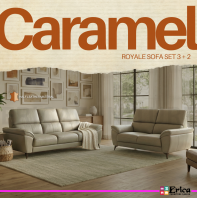 CARAMEL - 1 + 2 + 3 SEATER SOFA