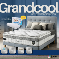 HONEY - GRAND COOL POCKET SPRING MATTRESS | 13" HEIGHT