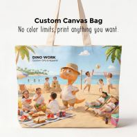 Custom Canvas Tote Bag (MOQ 200pcs)