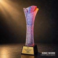 Premium Colour Crystal Trophy Award 1261