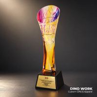 Premium Colour Crystal Trophy Award 1267