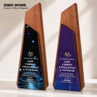 Wooden + Crystal Trophy Award 4400