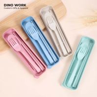 Eco Cutlery Set (3in1: Spoon, Fork, Chopsticks)