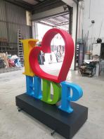 Monument sign-aluminium box up with 2K painting Monument sign-aluminium box up with 2K painting