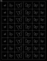 ��ɫ�ο��� French Nail Art Sticker