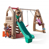 Naturally Playful Playhouse Climber & Swing Extension
