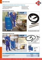 Liquid Vacuum Cleaners, Oil Tape Skimmers and Safety Vacuum Cleaners