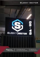 Aluminum Hollow Light-Box_Sleeky Sector
