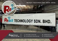 REACT TECHNOLOGY SDN. BHD. -   Polycarbonate with Printing Sticker & PVC Lettering