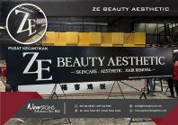 ZE BEAUTY AESTHETIC - Acp Base with PVC Foamboard Lettering