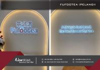 Fufootea (pelangi) - 3D Stainless Steel BA Side Lit