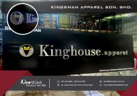 KINGSMAN APPAREL SDN. BHD. - Acp Base with  Stainless Steel BA (Side Lit)