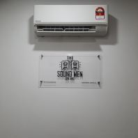 Clear Acrylic Signage with 4 bolt and nuts