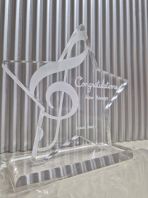 Clear Acrylic Trophy