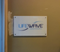 Acrylic Signage with Sticker and Bolts and Nuts