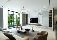 Living Hall - Verus @ 3-storey House | Interior Design in Klang Valley Now