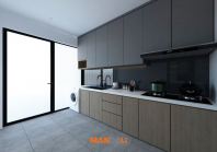 Wet Kitchen -Verus @ 3-storey House | Interior Design in Klang Valley Now