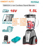 TOTAL M16 TJB052K Li-ion Cordless Stand Blender 1.5L 300W 16V