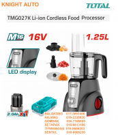 TOTAL M16 TMG027K Li-ion Cordless Food Processor 16V 250W 1.25L