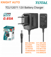 TOTAL S12 TCLI12071 12V Cordless Battery Charger / TCLI120502 Charger USB Type-A / TIUCC02 USB Cable Type-C to Type-C / TIUCC01 USB Cable Type-A to Type-C