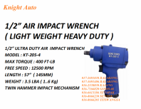 KING TOYO KT-205-4 1/2" Air Impact Wrench Light Weight Heavy Duty 12500rpm