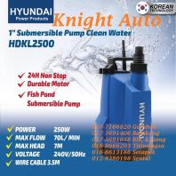 HYUNDAI HDKL2500 1" Submersible Pump (Clean Water) 250W Fish Pond J003 ID38779