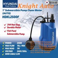 Hyundai HDKL2500F (AUTO & WITH FLOAT VALVE) 1" Submersible Pump (Clean Water) 250W Fish Pond ID38780