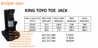 KING TOYO Toe Jack KT-TL7102 2Ton / KT-TL7105 5Ton / KT-TL7110 10Ton