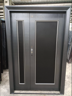 ASIA SAFETY DOOR 5X7 BLUE CR411 BLACK RH