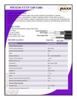 MX11241 CCTV Lift Cable