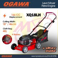 OGAWA XQ18LH 18" Lawn Mower Self-Propelled 4 Stroke Engine 166cc [Code: 10298]