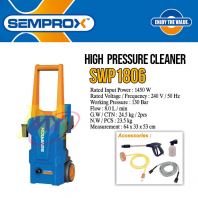SEMPROX SWP-1806 High Pressure Cleaner 130 Bar 1450W c/w Standard Accessories SEMPROX SWP-1806 High Pressure Cleaner 130 Bar 1450W c/w Standard Accessories