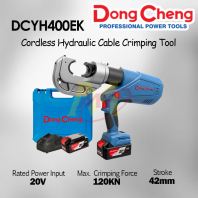 DONG CHENG DCYH400EK Cordless Hydraulic Crimping Tool 20V 4.0Ah with Battery & Charger DONG CHENG DCYH400EK Cordless Hydraulic Crimping Tool 20V 4.0Ah with Battery & Charger