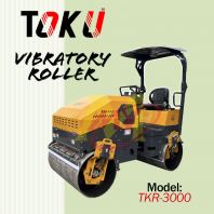 TOKU TKR-3000 3 Ton Vibratory Roller with Changchai ZN390Q 34Hp