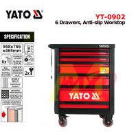 YATO YT-0902 Professional Roller Cabinet 6 Drawers, Anti-slip Worktop YATO YT-0902 Professional Roller Cabinet 6 Drawers, Anti-slip Worktop
