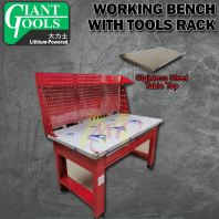 GIANT TOOLS Working Bench/Table With Tools Rack (Stainless Steel Table Top) GIANT TOOLS Working Bench/Table With Tools Rack (Stainless Steel Table Top)