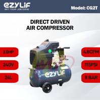 EZYLIF CG2T Direct Driven Air Compressor 24L 240V [Code: 9740]